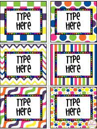 Free Printable And Editable Labels For Classroom Organization Classroom Labels Free Labels Printables Free Templates Editable Labels
