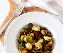 How to roast brussel sprouts. Roasted Brussels Sprouts With Bacon And Cranberries