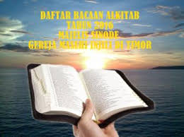 11:18 karena banyak orang yang bermegah secara duniawi, aku mau bermegah juga. Daftar Bacaan Alkitab Januari Juni 2016 Upp Teologi Ms Gmit Sinode Gmit