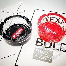 シュプリーム 灰皿 おしゃれ supreme アッシュトレイ ブランド 陶磁 クリスタル灰皿 卓上灰皿 喫煙具 高級 ギフト 灰皿 おしゃれ 灰皿 おしゃれ