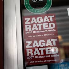 zagat will print nyc restaurant review