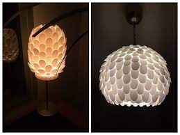 diy plastic spoon lamp plastic spoon lamp spoon lamp lamp