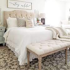 7 Beautiful Farmhouse Bedroom Looks That You Can Get On A Budget Farmhouse Bedroom Rustic Farmhouse Master Bedroom Farmhouse Master Bedroom