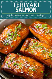 Salmon Teriyaki Recipe Easy Salmon Recipe Asian Salmon Salmon Fish Dinner Healthy Dinneratth In 2020 Salmon Teriyaki Recipe Baked Salmon Recipes Salmon Dishes