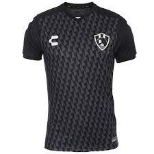 Crest embroidered on the left chest and charly logo on the right chest. Club De Cuervos Home Soccer Jersey 19 20 Soccerlord