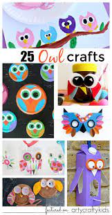 Steps to make an owl craft card. 25 Owl Crafts For Kids Arty Crafty Kids Owl Art Craft Projects For Kids