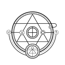 flying array ancient symbols magic circle alchemy symbols