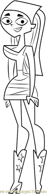 Izzy is a short boy with light skin and spiky hair. Lindsay Coloring Page For Kids Free Total Drama Island Printable Coloring Pages Online For Kids Coloringpages101 Com Coloring Pages For Kids