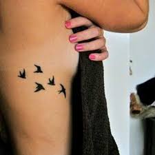 Bird Tattoo On Ribs Chenoa Flying Bird Sparrow Silhouette Temporary Tattoo Bird Tattoo Back Neck Tattoo Bird Tattoo Ribs