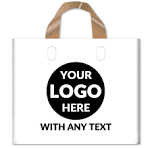 Amazon.com: 100 SALIFECO Custom Plastic Bags with Logo, 2.36 ...