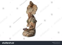 Copy Mayan Figure Island Jaina Seated Stock Photo 2040353207