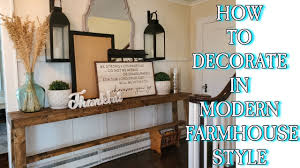 Do you love a good knockoff? Diy Rustic Farmhouse Entryway Console Table Modern Farmhouse Decorating Ideas Youtube