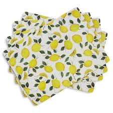 Lemon Cork Backed Placemats 11 5 X 15 75 Set Of 4 Available At Surlatable Sur La Table Kitchen Sur La Table Luxury Tabletop