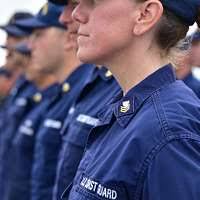 Petty Officer 1st Class Megan Spellman and Petty Officer