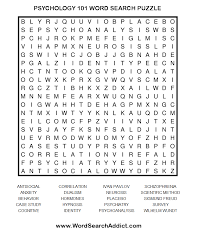 Psychology Word Search Puzzle Word Search Puzzles Printables Word Search Puzzle Psychology