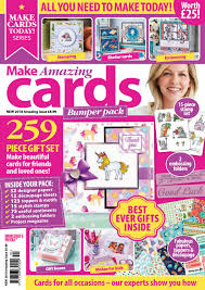 Five dies layer to create a full size card front. Make Amazing Cards 2018 By Immediate Media Co Magazines Issuu