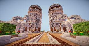 The spawn schematic has been placed in a random seed with good . Minecraft Map Factions Spawn By Realgames