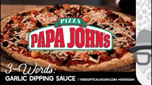 Hey Papajohns Roll Out Free Extra Garlic Dipping Sauce For All Vegans Dipping Sauce Garlic Dipping Sauces Going Vegan