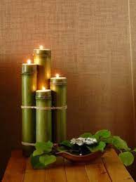 Decorazioni Fai Da Te Con Il Bambu Ecco 20 Idee Creative Decorazioni In Bambu Illuminazione Cortile Artigianato In Bambu