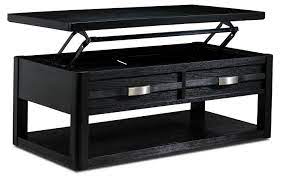 Pop up the top, place your laptop on it, and you're ready to get down to business (and attend all those zoom meetings). Manila Lift Top Coffee Table Black Leon S