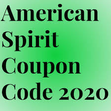 American Spirit Promo Code 2020 In 2020 American Spirit Spirit Coupon Promo Codes