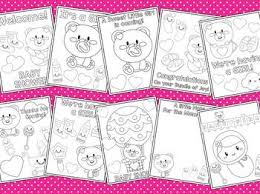 Baby girl shower coloring pages az coloring pages. Girl Baby Bear Shower Coloring Pages The Crayon Crowd By Piggy Goes To School