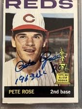 Las mejores ofertas en Philadelphia Phillies Pete Rose autografiados  béisbol tarjetas de colección de Deportes y accesorios