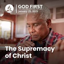 What does it mean to live under the supremacy of Christ? Colossians 1  reminds us that Christ is the Creator, Sustainer, and Redeemer. All things  are for Him, and through Him, we