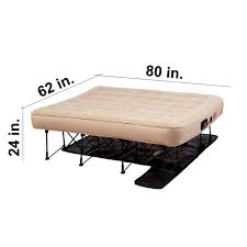 Check spelling or type a new query. Ez Air Bed Self Inflating Queen Size Air Mattress With Built In Frame Simpli Comfy Inflatable Air Mattress