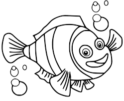 For boys and girls, kids and adults, teenagers and toddlers, preschoolers and older kids at school. Happy Clownfish Coloring Page Free Printable Coloring Pages For Kids