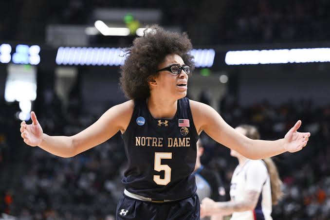 Projected Top-5 Pick Olivia Miles Undecided on WNBA Draft After ND's Sweet  16 Loss