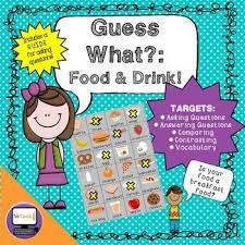 Guess The Food And Drink Questions Game For Google Drive No Print Teletherapy Drinks Drink Games Guess