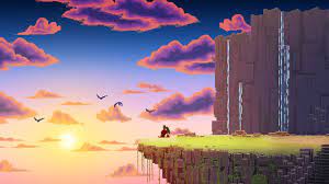 1024x398 background pixel art gif gif animation animated pictures. Landscape Pixel Art Wallpapers Wallpaper Cave