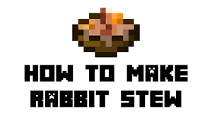 In minecraft, rabbit stew is one of the to make rabbit stew, place 1 baked potato, 1 cooked rabbit, 1 bowl, 1 carrot, and 1 mushroom (either a brown mushroom or red mushroom) in the. Minecraft Survival How To Make Rabbit Stew Youtube
