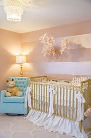 Sophie S Pink And Gold Nursery Project Nursery Gold Nursery Pink Gold Nursery Gold Nursery Decor