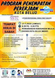 Kota belud merupakan daerah tercantik dalam sabah. Majlis Daerah Kota Belud Program Penemptan Pekerjaan Kota Belud Jobsmalaysia Gov My Tarikh 17 07 2020 Jumaat Masa 08 30 Pagi Hingga 03 00 Petang Tempat Perkarangan Bangunan Majlis Daerah Kota Belud Mdkb Dokumen