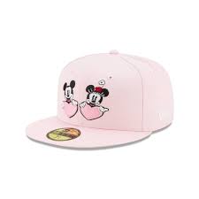 Mickey And Minnie Hearts Pink 59fifty Fitted Hats New Era Cap Fitted Hats New Era Fitted Hats New Era Cap