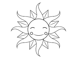 To revisit this article, select my ac. Printable Happy Sun Coloring Page