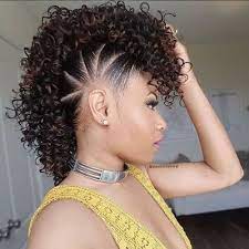 Superb Female Mohawk Hairstyles For Black Women Mohawk Hairstyles For Women Braided Mohawk Hairstyles Natural Hair Styles