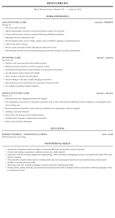 One, to document your qualifications and professional experience and, two, to demonstrate your design skills.indeed, your cv (and accompanying portfolio) is your opportunity to shine and show potential employers what you can do. Inventory Clerk Resume Sample Mintresume