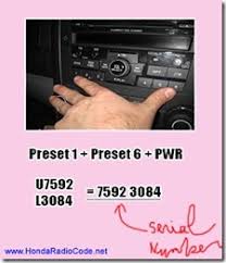 The honda accord tops the list of most popular cars year after year. Honda Accord Radio Code