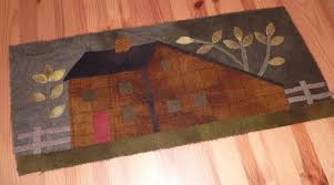 By Le Jardin De Woolens Penny Rug Patterns Hooked Rugs Primitive Wool Quilts
