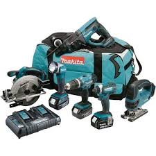 Ebay Sponsored Makita Dlx6068pt 18v 6 Piece Cordless Kit 3 X Bl1850 Batteries Charger Bag Perceuse Outils Makita Sac De Transport
