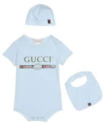 Gucci Kids Cotton Onesie Bib And Hat Set Designer Kids Clothes Black Baby Boys Designer Baby Clothes