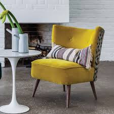 Alpana Printed Yellow Velvet Cocktail Chair Graham Green Velvet Cocktail Chair Armchair Furniture Cocktail Chair