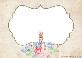 These customizable birthday party templates are the easiest way to get ready for your party without the wait of using a printing service. Peter Rabbit Baby Shower Invitation Watercolor Download Hundreds Free Printable Birthday Invitation Templates Media