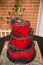 Fcb39 Photo By Still Life Studios Cake Halloween Wedding Cakes Gothic Wedding Cake