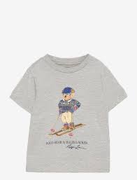 Ralph Lauren Kids Polo Bear Cotton Jersey Tee Short Sleeved Boozt Com