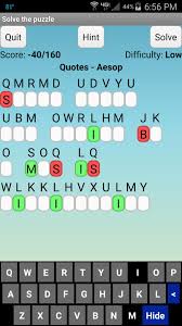 If you like interesting quotes and word puzzles, you will love cryptograms! Cryptogram Puzzles Free Trial For Android Apk Download