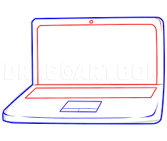 Drawing a computer is easy, just be sure it's the right computer you want to draw. How To Draw A Laptop Step By Step Drawing Guide By Dawn Dragoart Com